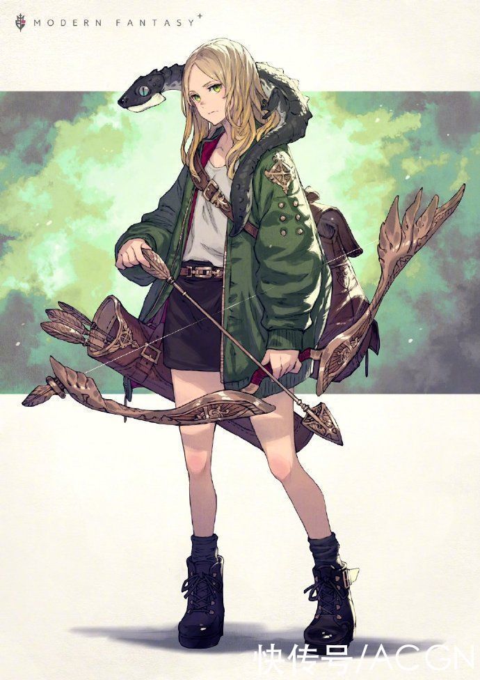 近战武器|这位画师笔下的JK小姐姐太帅了,一手拿书包,一手拿武器