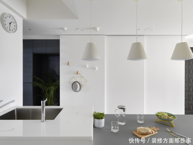 餐厅|100平北欧风二居室,既有现代简约的清新自然,还舒适方便打理