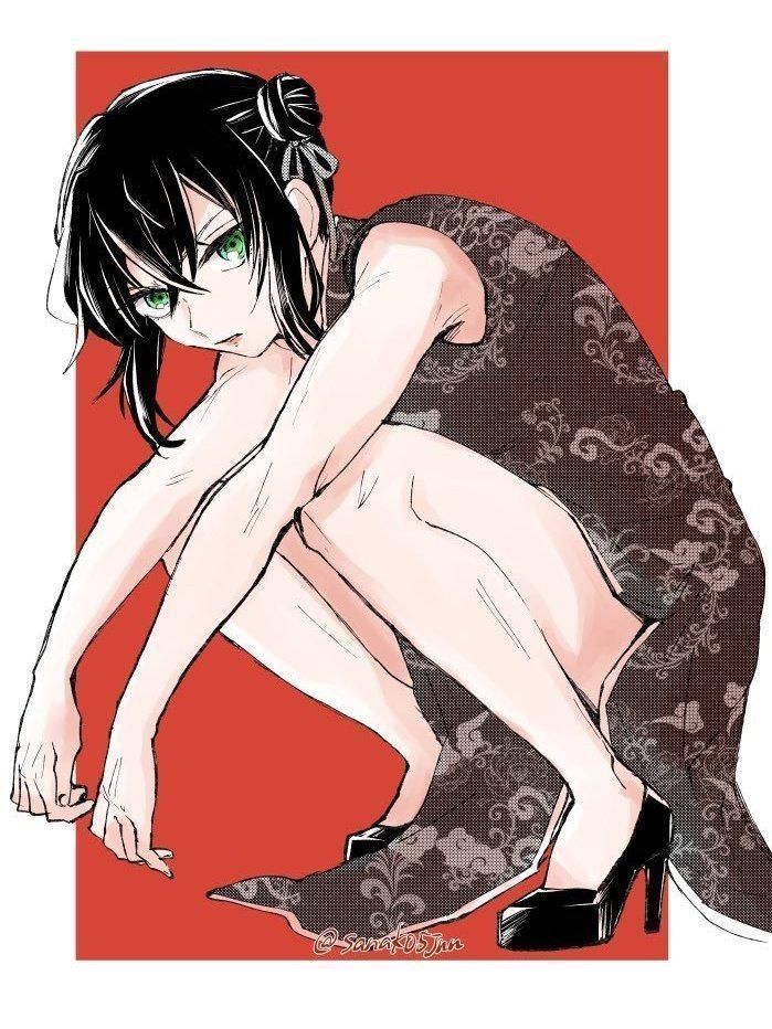 长相出众|遇上中国风的鬼灭之刃,祢豆子秒变女神,伊之助让人惊讶