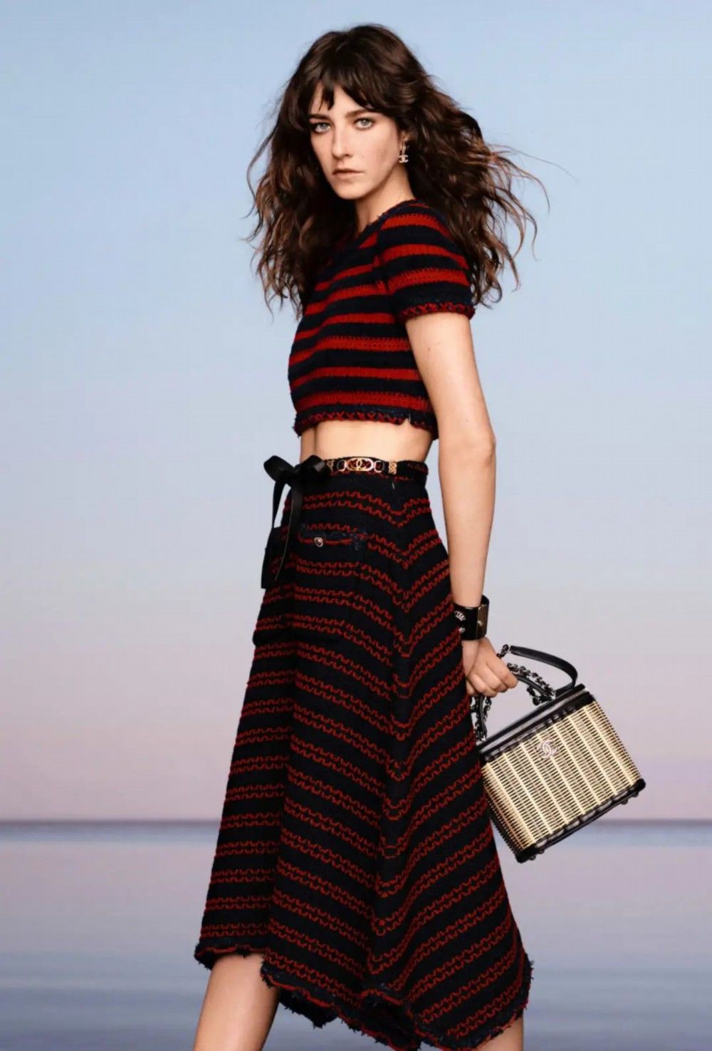 ch我和钟楚曦的度假差距 就是这只草编包！