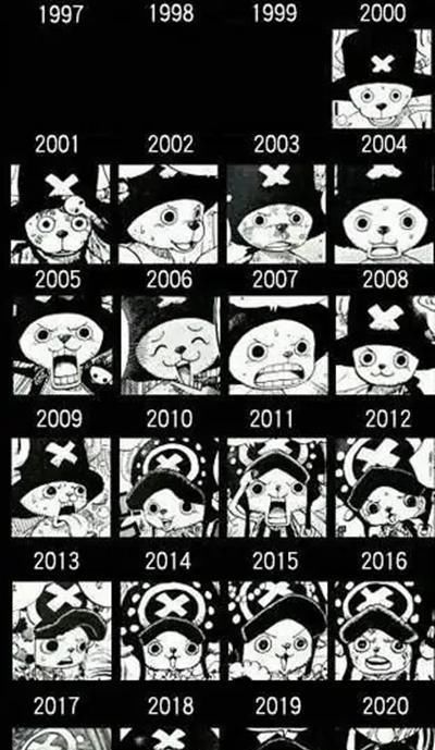 索隆|海贼王漫画画风的改变,路飞到中年像卡普,娜美越活越精致