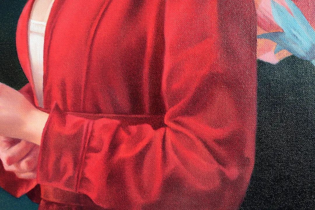 杨超@杨超:人体油画唯美而清雅脱俗,画出了东方女子的纯净与圣洁