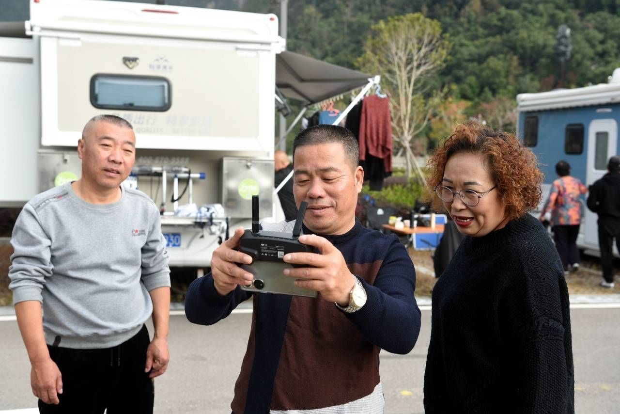 候鸟|开着房车来“过冬” 雁荡山吸引各地“候鸟族”诗意栖息