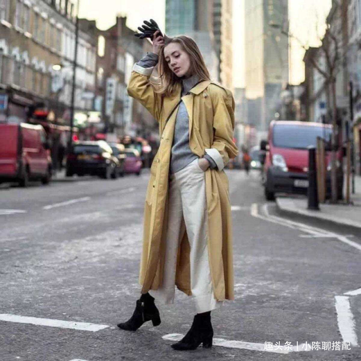 休闲风 穿对了风衣+阔腿裤有多美最简单的搭配思路，给你早秋搭配灵感