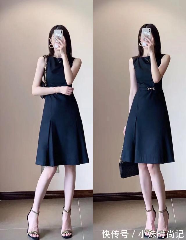 气质|“高跟鞋”,搭半身裙连衣裙,不用费力就能显高
