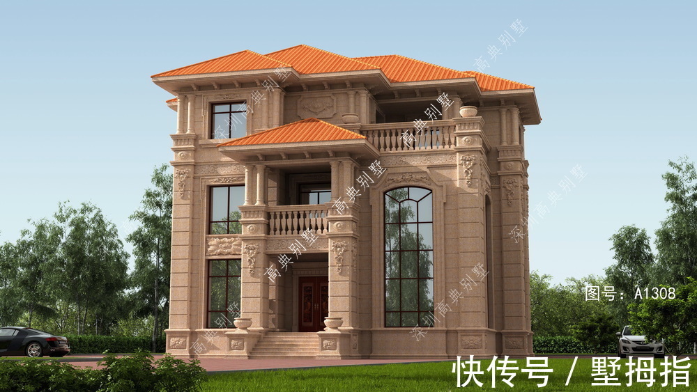 衣帽间|别再花冤枉钱,回老家自建房,选这款三层欧式别墅