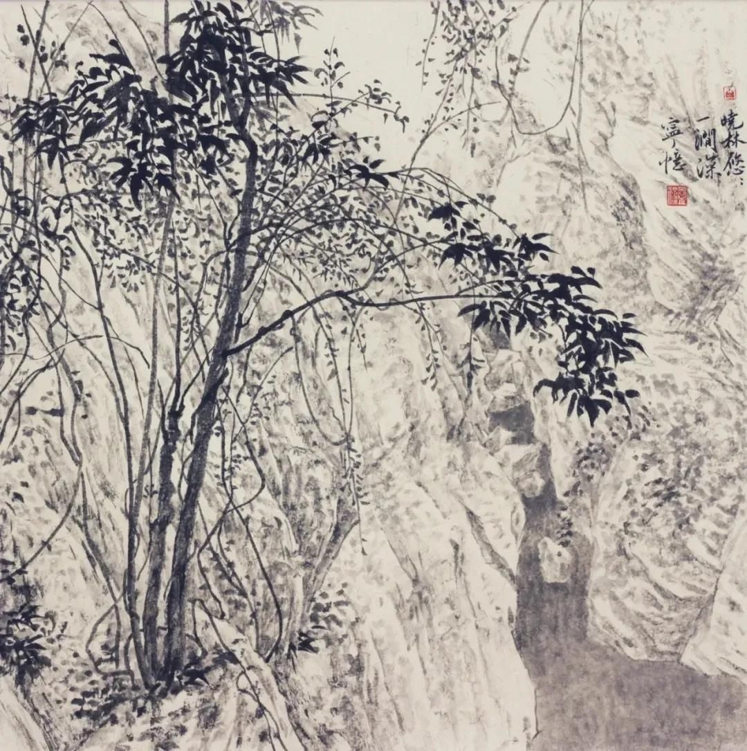 山水画#「津门网」画家高宇燕--山水画欣赏