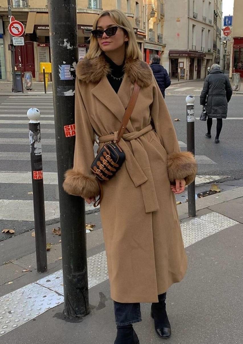 时髦|冬天必备的毛领大衣,4个挑选法则,让你穿出时髦高级感