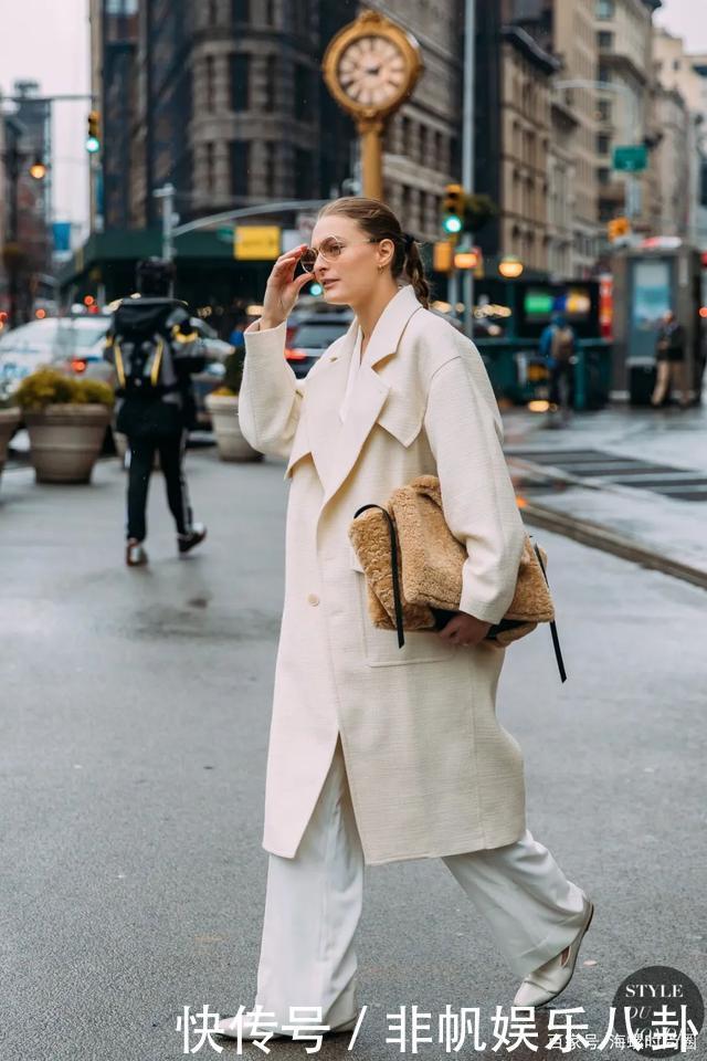 大衣,还是白色最气质!