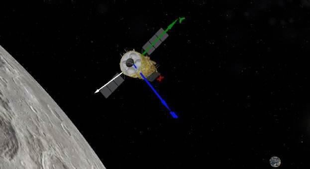将择机实施 组合体成功分离，嫦娥五号择机实施月面软着陆，进行自动采样工
