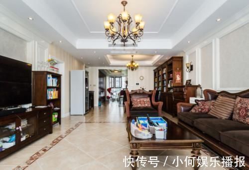 天花板|160㎡四居室，玄关比我家卧室都大，这才是真正的低调奢华有内涵