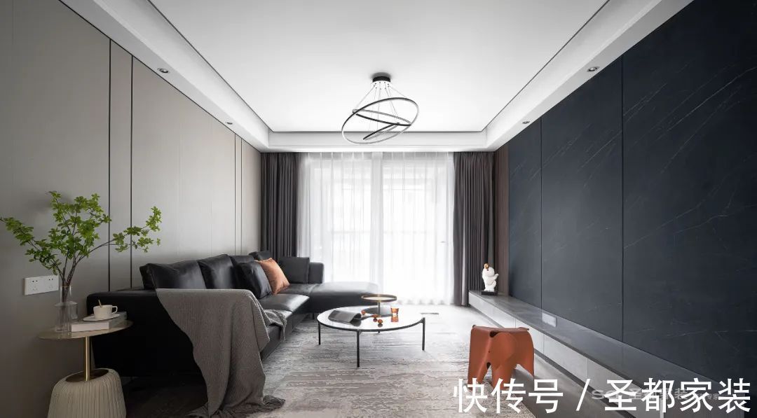 竹木|128㎡现代风格亲子宅案例，竹木纤维板+逆天收纳，实名慕了