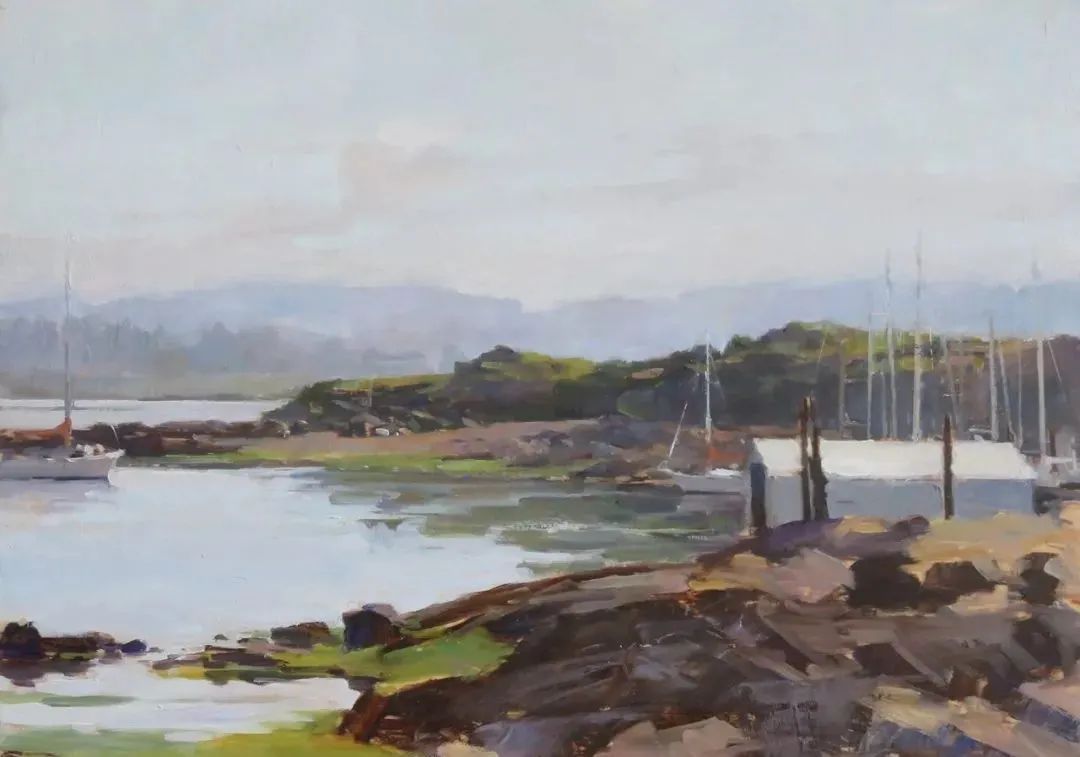 画家$生活写生风景画,用画笔记录下最美的风景,画家黛博拉·蒂尔比