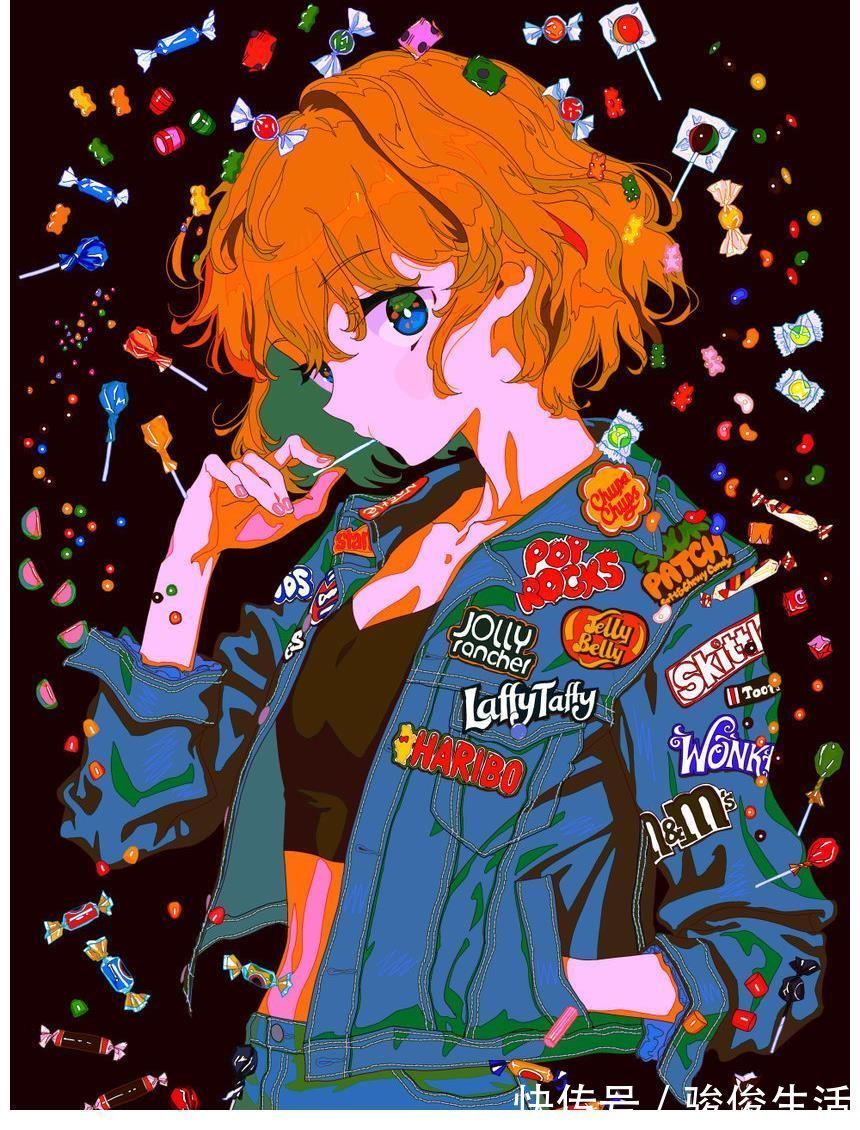 色彩|清爽的夏日插画，斑驳光影的融入，更是增添了绚丽色彩