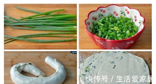 平底锅|正宗葱花饼教程,全程秘诀小技巧,保证酥软又多层,放凉也不硬!