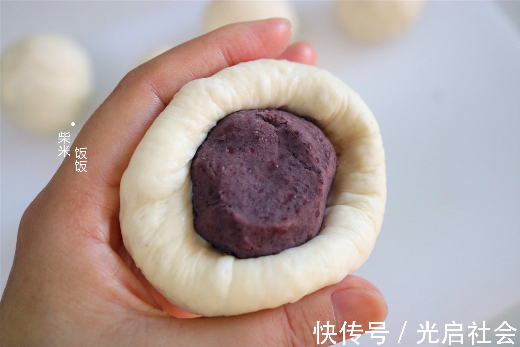 豆沙馅|这小饼太好吃了，外皮酥香，饼内柔软，没有菜也能吃两个