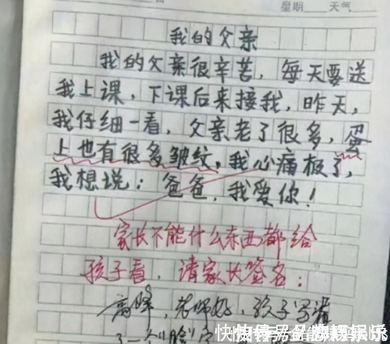 孩子们|“妈妈3天没揍我了!”小学生0分作文火了,网友:天生段子手