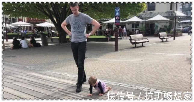 欧巴|“长腿奶爸”遛娃走红,原来这才是正确的遛娃打开方式