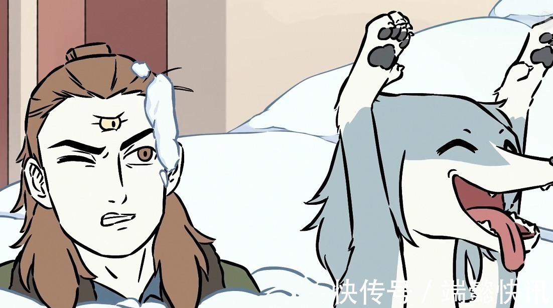 眷思量|非人哉:神仙们打雪仗各显神通,哪吒变身荷叶射手