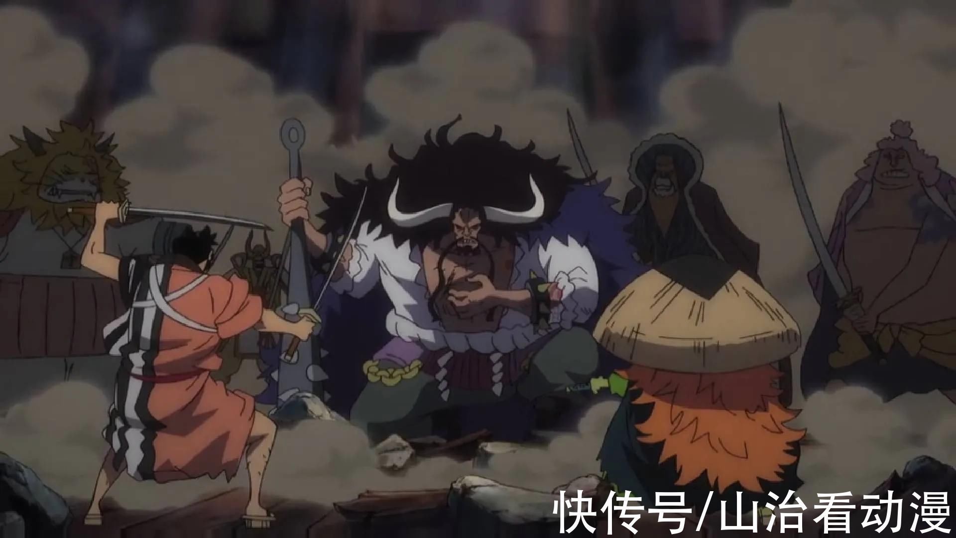 路飞|海贼王996集:路飞被大妈一拳击退,还被嘲讽,娜美恐吓宙斯