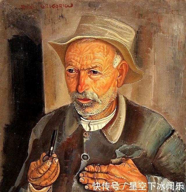 俄罗斯@他是俄罗斯画家,油画风格多样,看似朴实无华,却透着一股力量感
