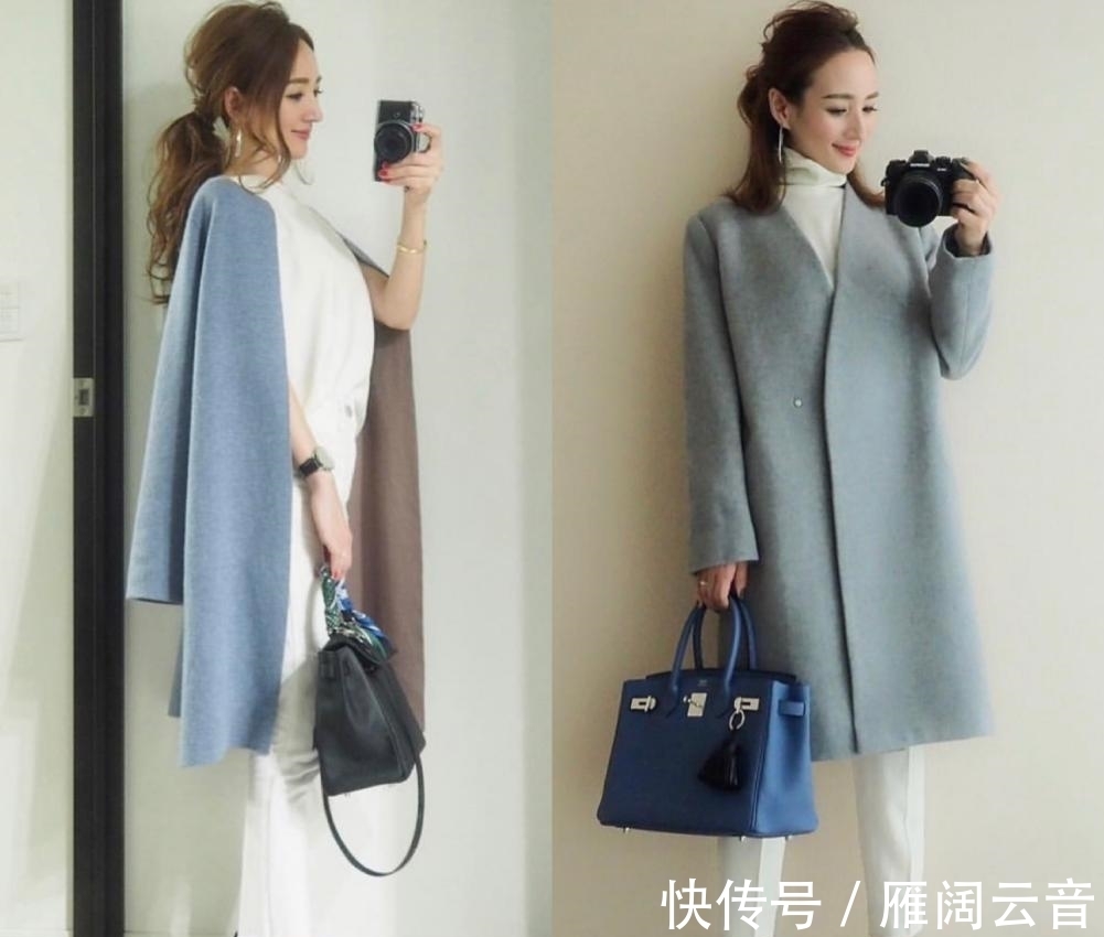 阔腿裤|想要穿得舒服又好看,一定少不了大衣,这位博主的搭配值得借鉴