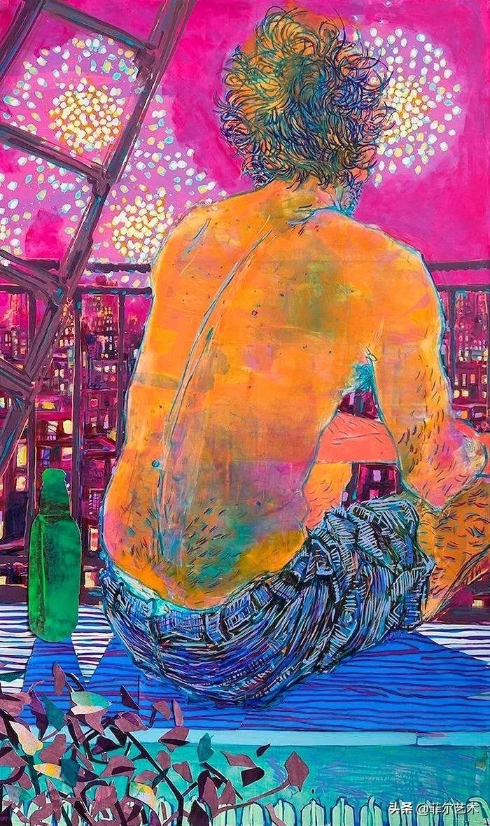 霍普·冈洛夫&美国画家霍普·冈洛夫用平静的笔触描绘强烈的感情