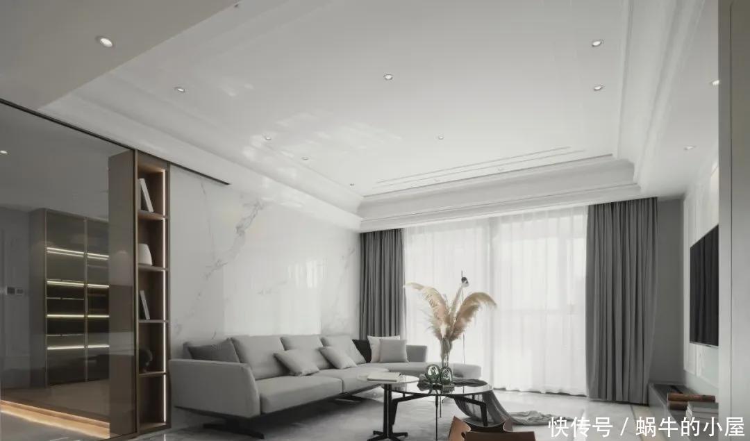 现代极简融合古典元素,成就别具一格的低奢空间