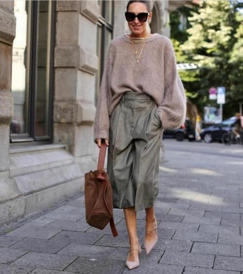 毛衣当季的时刻，用5个方式营造时髦感，穿得洋气又精致