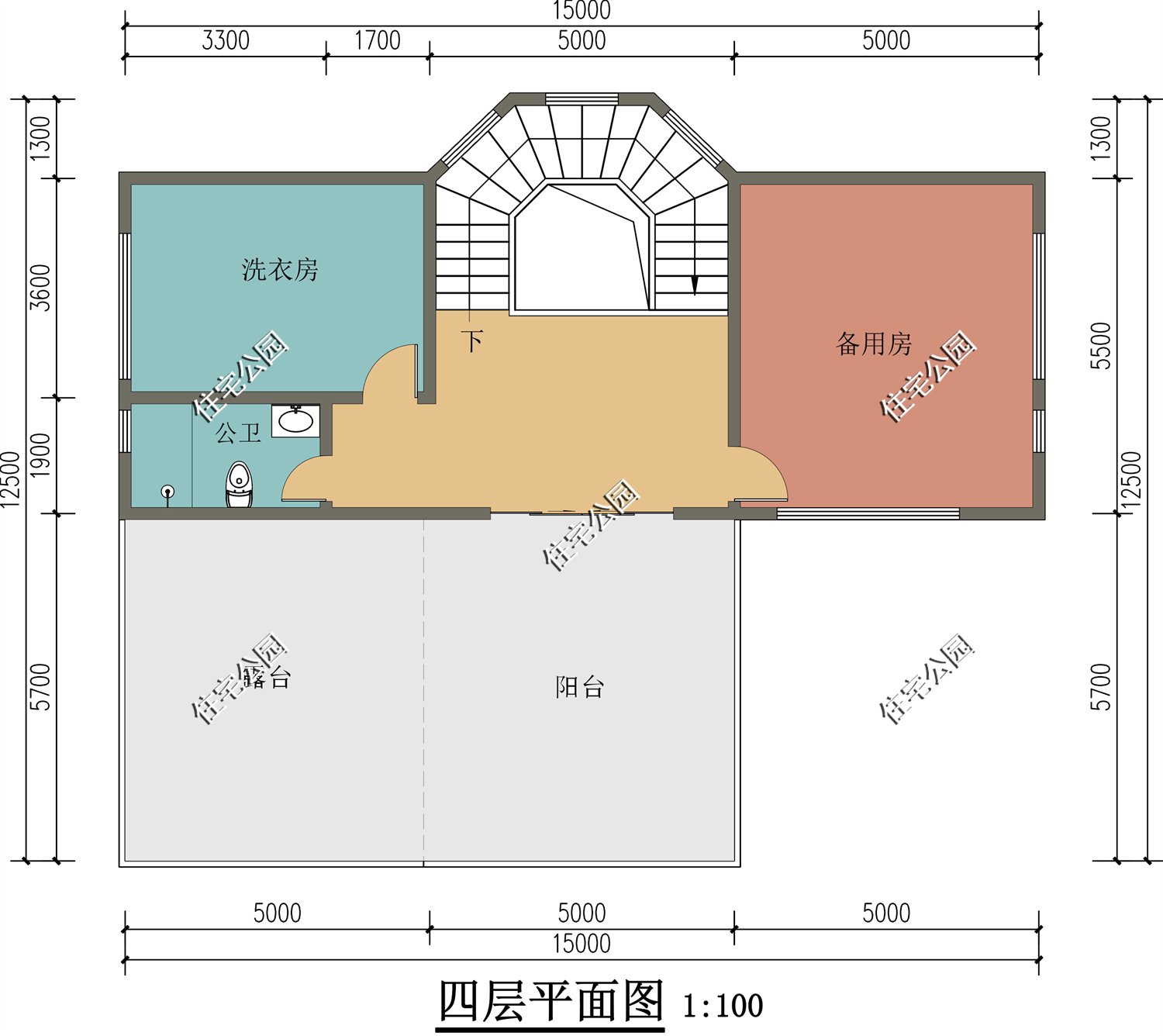 衣帽间|有堂屋还有旋转楼梯,这样的农村四层别墅,大气又实用