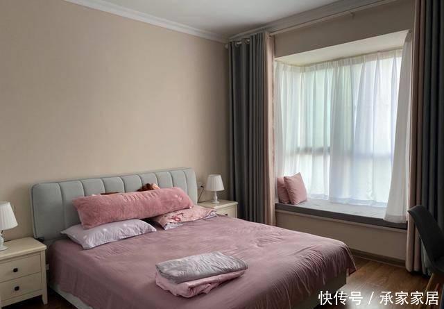 主卧|终于搬新家了,全屋不吊顶,只走石膏线,简单又耐看,效果很满意