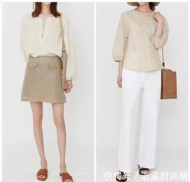 直筒裤 秋季“裸色系”穿搭有多美?参考这16套搭配