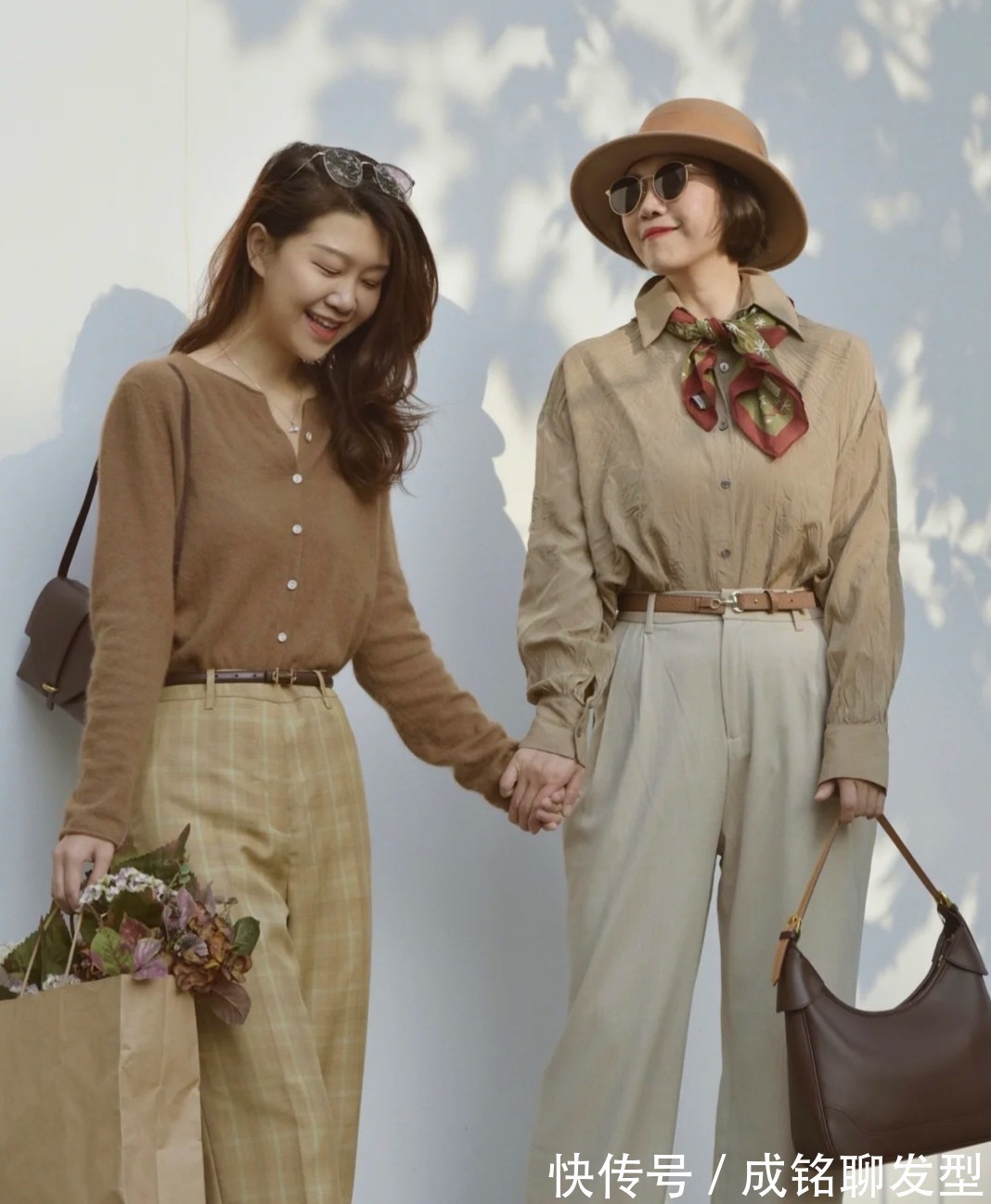 裤装|时尚无关年龄,这些中年“阿姨”靠穿搭圈粉,把基础款穿出时尚感