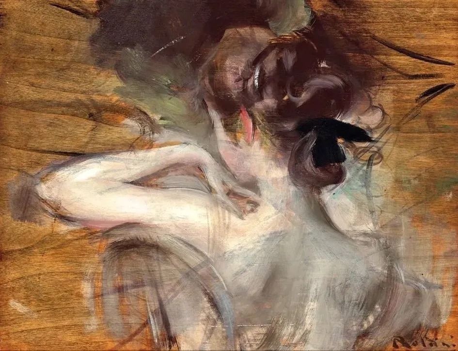 博尔迪尼$意大利画家博尔迪尼笔下的女子,女人味十足