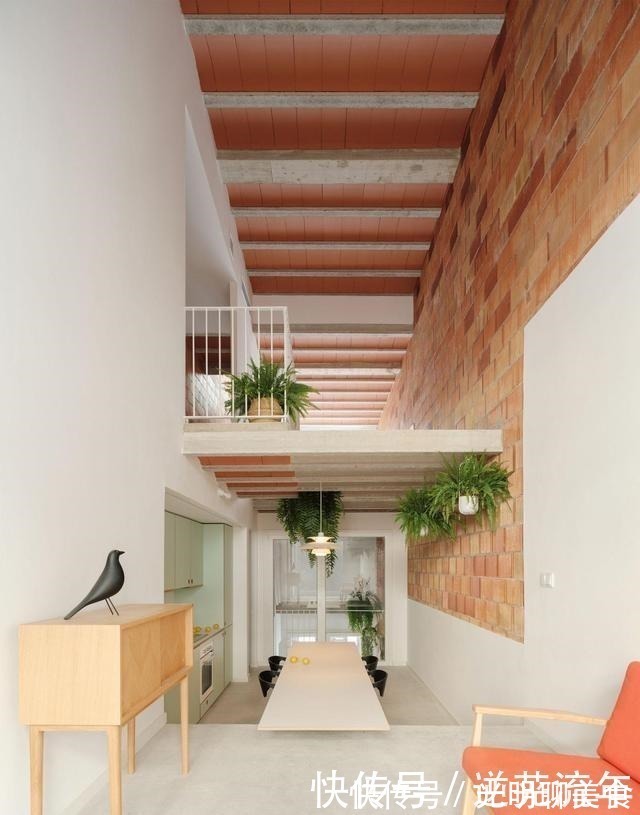 客厅|母女住4米宽的过道,将其改造成60㎡住宅,还带内部庭院,羡慕!