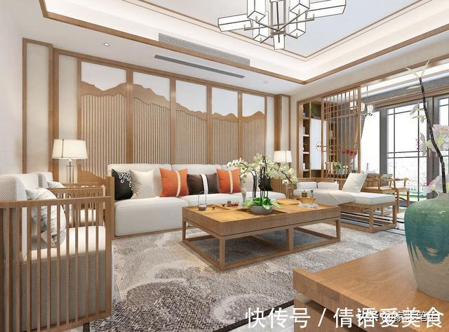 奢华|她家150㎡新中式风，全屋充满了温馨感，细节处尽显奢华与品位