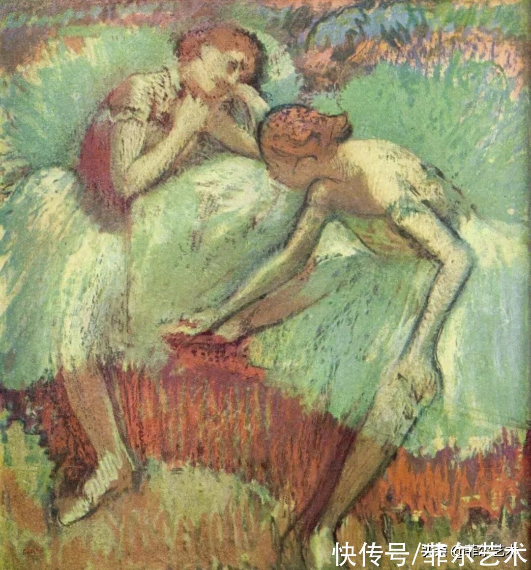 安格尔$法国艺术大师埃德加·德加舞女125幅油画作品,美翻了
