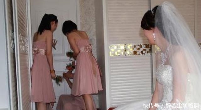 婚礼上俏皮的伴娘,婚礼过程中一道亮丽的风景线