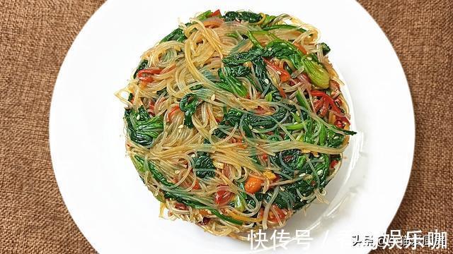 小猫|教你菠菜爽口解腻的做法，几分钟上桌，营养好吃做一大盘不够吃