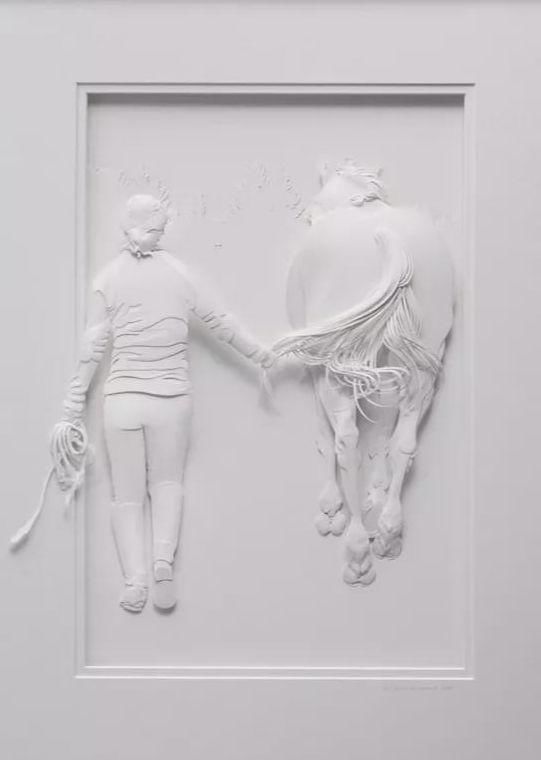 作品|意大利艺术家 Calvin Nicholls 纸雕作品