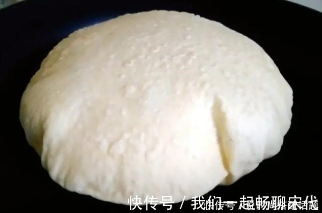 无需抹油，自己能鼓起来的饼，太好吃了，我已经做许多次了