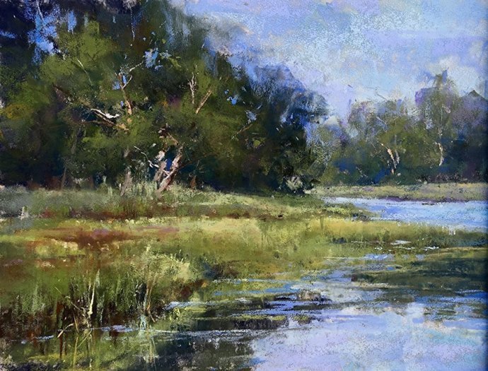 阿奎尔$美国艺术家阿奎尔柔和的风景油画,画里充满了阳光温馨美好(二)