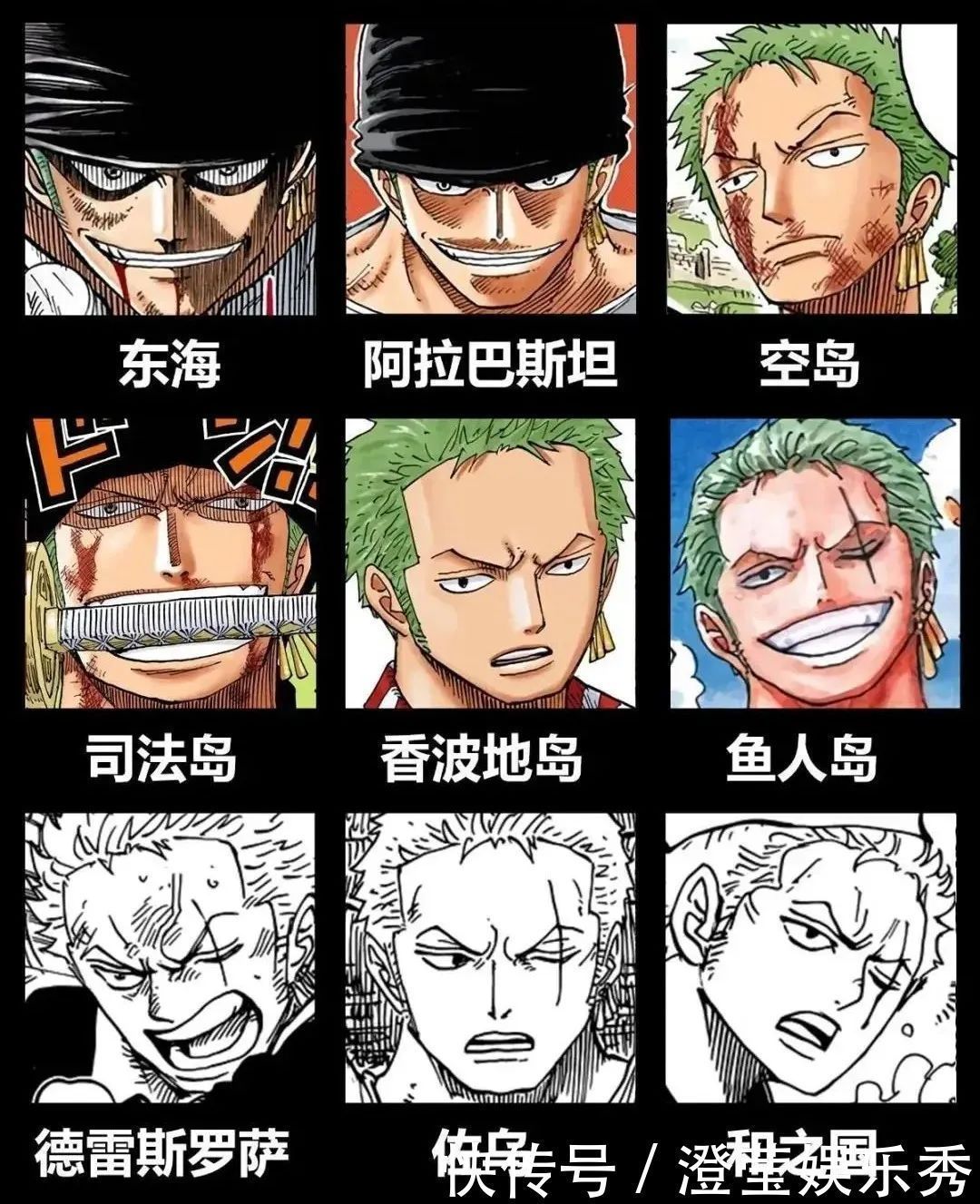 画风|草帽海贼团人物画风演变,甚平表示不满:老夫就只有三张?