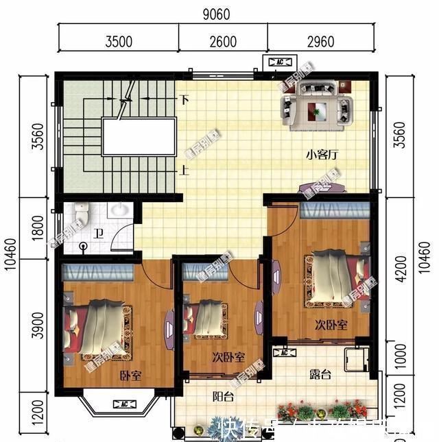 户型|宽8-9米左右的别墅，造价30万每栋，孝顺的子女都给爸妈建了