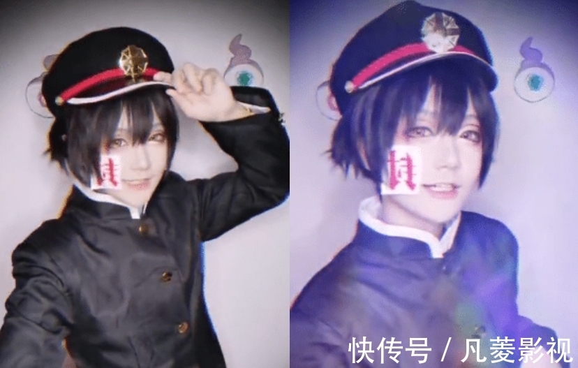 地缚少年花子君|别人COS是化妆,而她是直接换头,\把原角色的脑袋安在自己身上\