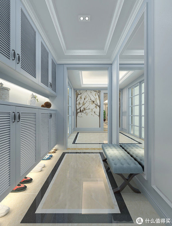 风格|180㎡四居室大平层,简欧风格有种低调的奢华感,让人感觉眼前一亮