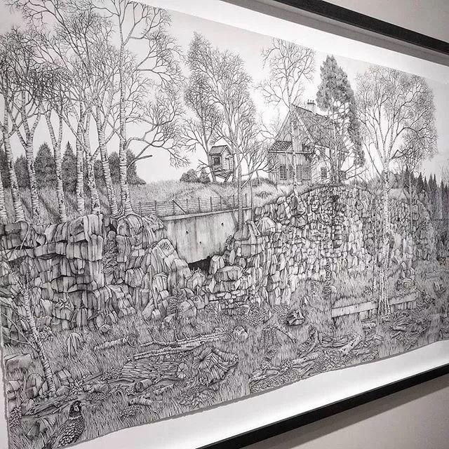 艺术学院|一幅画用掉上百支笔,看到最后成果这么震撼,也就不觉得心疼了