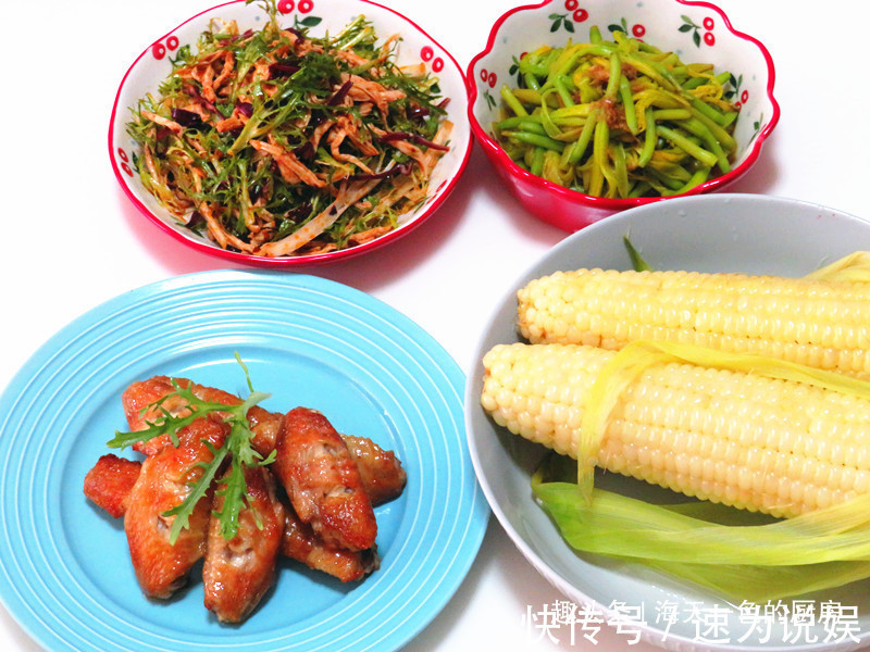 两个人的午餐，三道菜一主食，有荤有素，简单营养，吃得舒服