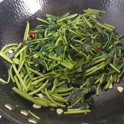 日食记|豆豉炒山芋苗