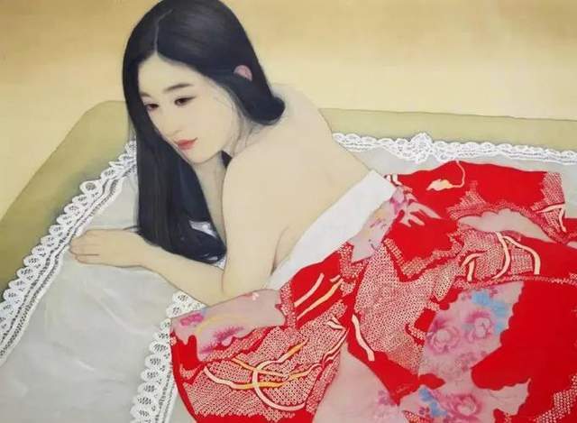 笔下|人称日本最美女画家，竟然这样画美女，极具香艳的极致诱惑